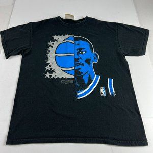 Y2K Hardwood Classics Orlando Magic Penny Hardaway Shirt Medium Black Faded Tee